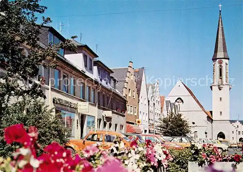 AK / Ansichtskarte Kemnath_Stadt Marktplatz Kirche Kemnath_Stadt