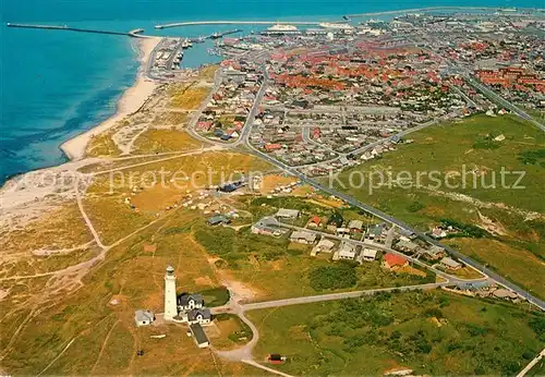 AK / Ansichtskarte Hirtshals Fliegeraufnahme Hirtshals