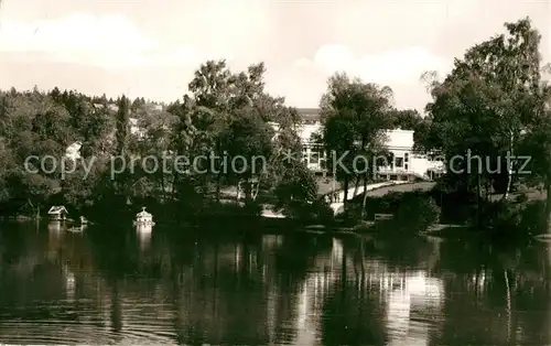 AK / Ansichtskarte Braunlage Gondelteich Kurhaus Braunlage