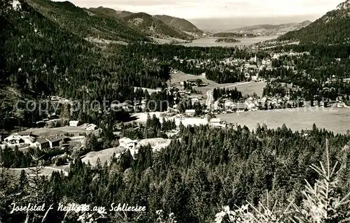 AK / Ansichtskarte Josefstal Neuhaus Schliersee Panorama Josefstal