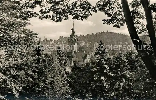 AK / Ansichtskarte Waldheim_Sachsen Rathaus Waldheim Sachsen