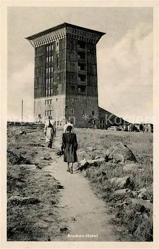 AK / Ansichtskarte Brocken_Harz Brocken Hotel Aussichtsturm Brocken Harz