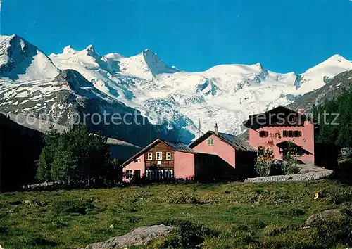 AK / Ansichtskarte Pontresina Hotel Restaurant Roseggletscher Pontresina