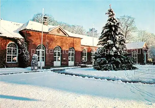 AK / Ansichtskarte Bad_Driburg Wandelhalle Winterlandschaft Bad_Driburg