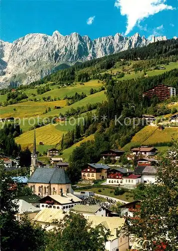 AK / Ansichtskarte Muehlbach_Hochkoenig Kirche Panorama Muehlbach Hochkoenig