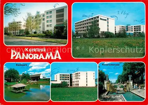 Bad_Waldliesborn Kurklinik Panorama Badepark Kurpromenade Bad_Waldliesborn