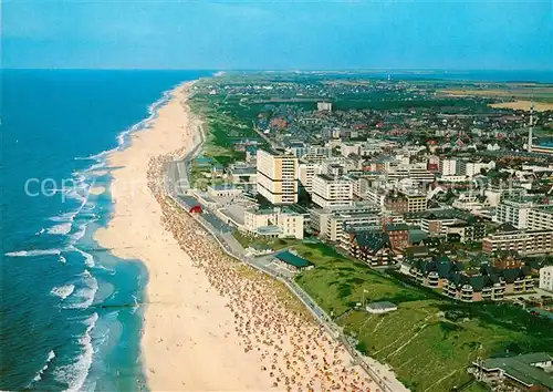 AK / Ansichtskarte Westerland_Sylt Fliegeraufnahme Westerland_Sylt