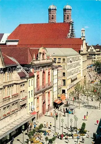 AK / Ansichtskarte Muenchen Buergersaalkirche Fussgaengerzone Grab Pater Rupert Mayer  Muenchen