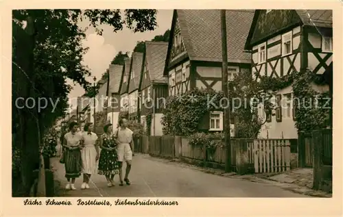 AK / Ansichtskarte Postelwitz Siebenbruederhaeuser Postelwitz