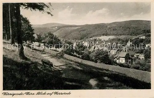 AK / Ansichtskarte Wernigerode_Harz Blick auf Hasserode Wernigerode Harz