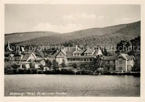 AK / Ansichtskarte Ilsenburg_Harz Zu den roten Forellen Ilsenburg Harz