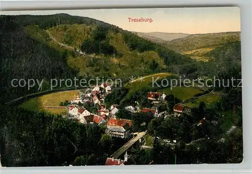 AK / Ansichtskarte Treseburg_Harz Panorama Treseburg Harz