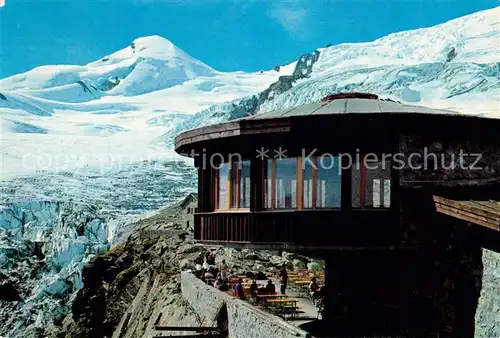 AK / Ansichtskarte Saas Fee Restaurant Berghaus Laengfluh Feegletscher Saas Fee