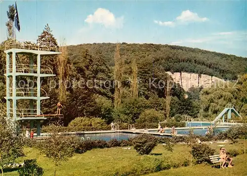 AK / Ansichtskarte Buedingen_Hessen Freibad Buedingen Hessen