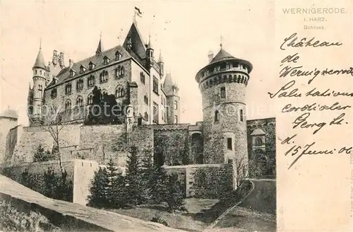 AK / Ansichtskarte Wernigerode_Harz Schloss Wernigerode Harz