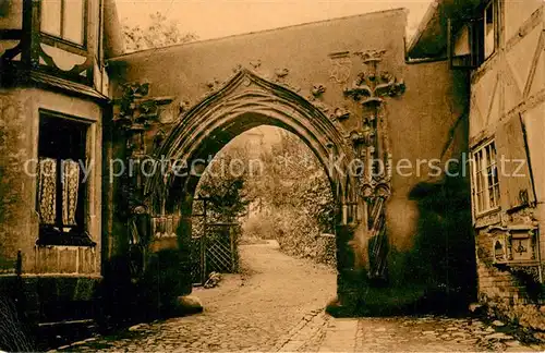 AK / Ansichtskarte Goslar Altes Tor zum Frankenberger Kloster Goslar