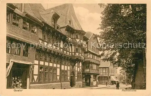 AK / Ansichtskarte Goslar Marktstrasse Goslar