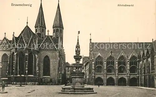 AK / Ansichtskarte Braunschweig Altstadtmarkt Braunschweig