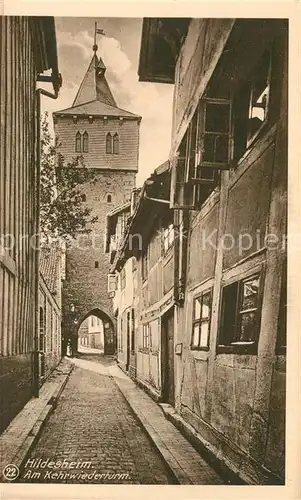 AK / Ansichtskarte Hildesheim Am Kehrwiederturm Hildesheim