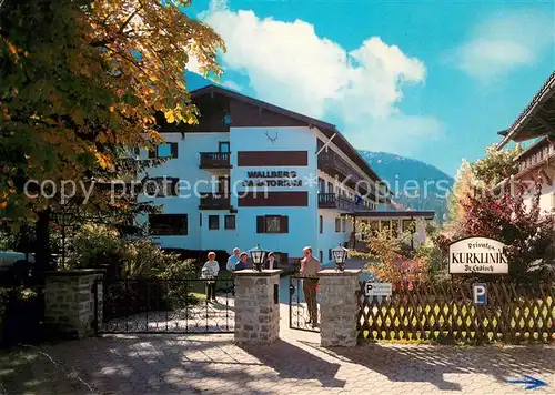 AK / Ansichtskarte Rottach Egern Kurklinik am Tegernsee Wallberg Sanatorium Rottach Egern