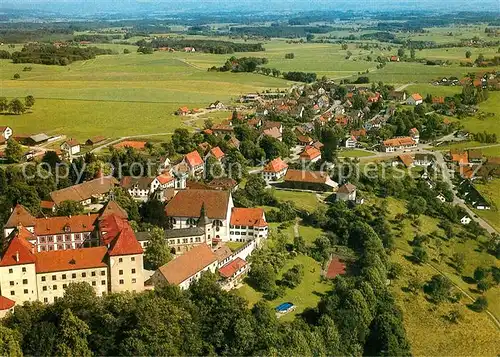 AK / Ansichtskarte Wolfegg Fliegeraufnahme Wolfegg