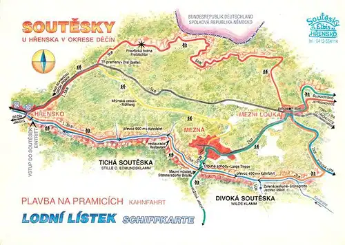 AK / Ansichtskarte Decin_Boehmen Schiffkarte Decin Boehmen