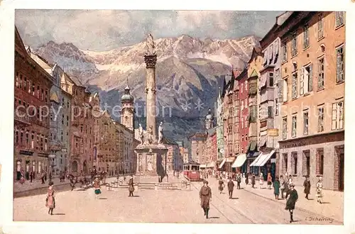 AK / Ansichtskarte Innsbruck Maria Theresienstrasse Innsbruck