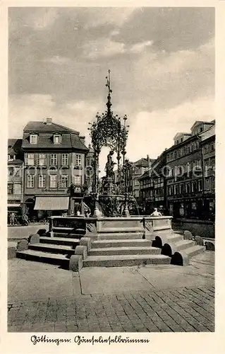 AK / Ansichtskarte Goettingen_Niedersachsen Gaenselieselbrunnen Goettingen Niedersachsen