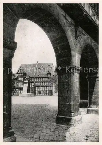 AK / Ansichtskarte Braunschweig Blick auf den Burgplatz Braunschweig