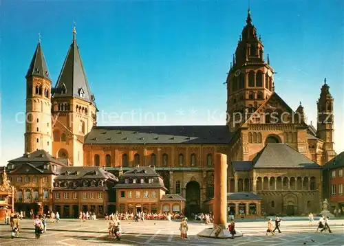 AK / Ansichtskarte Mainz_Rhein 1000jaehriger Dom Mainz Rhein