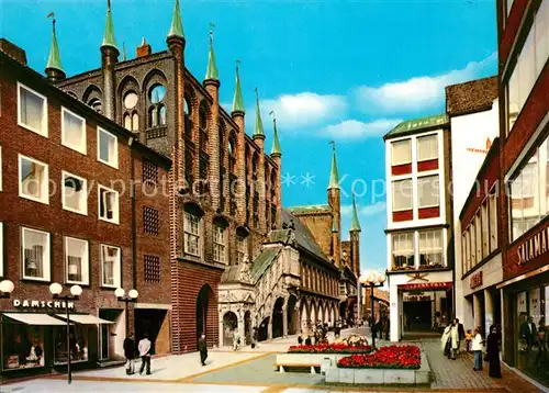 AK / Ansichtskarte Luebeck Breite Strasse Rathaus Luebeck