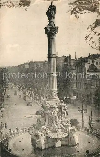 AK / Ansichtskarte Marseille_Bouches du Rhone La Place Castellane Square Marseille