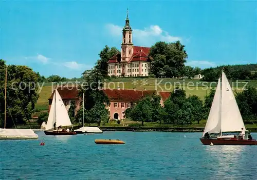 AK / Ansichtskarte Birnau Klosterkirche am Bodensee Birnau