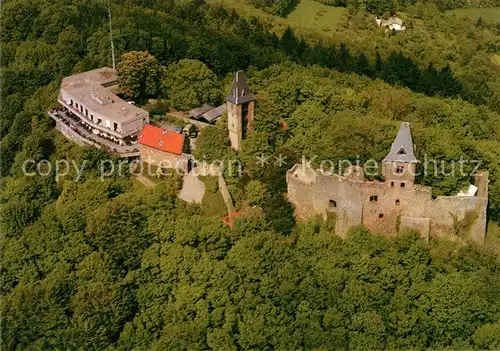 AK / Ansichtskarte Burg_Frankenstein_Bergstrasse Fliegeraufnahme  Burg_Frankenstein