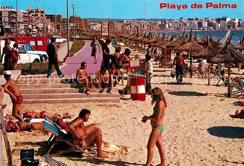 AK / Ansichtskarte Playa_de_Palma Strand Playa_de_Palma