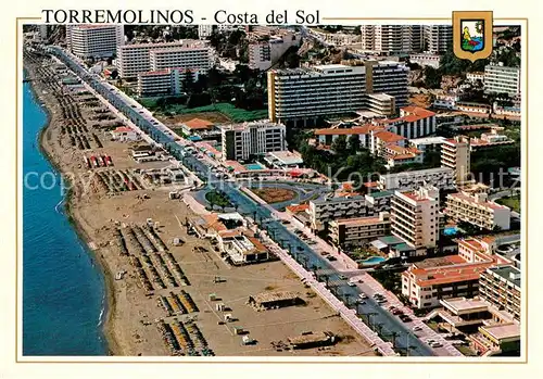 AK / Ansichtskarte Torremolinos Paseo Maritimo vista aerea Torremolinos