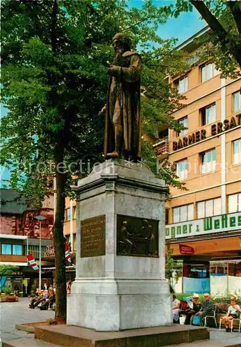 AK / Ansichtskarte Mainz_Rhein Gutenberg Denkmal Mainz Rhein