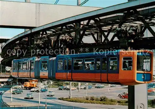 AK / Ansichtskarte Wuppertal Schwebebahn Alter Markt Wuppertal