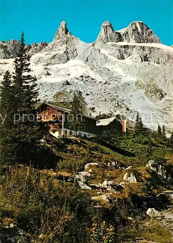 AK / Ansichtskarte Tschagguns_Vorarlberg Lindauer Huette Drei Tuerme Tschagguns Vorarlberg