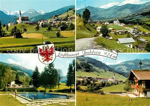 AK / Ansichtskarte Jochberg Grossvenediger Kitzbueheler Horn Waldschwimmbad  Jochberg