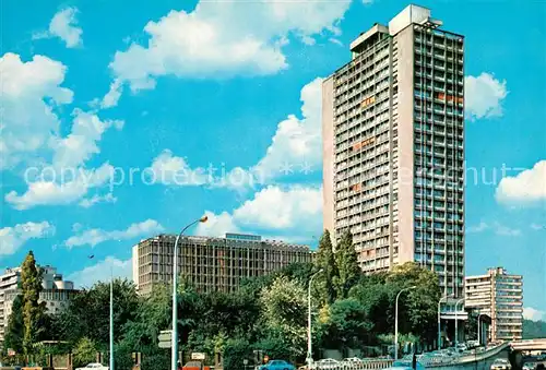 AK / Ansichtskarte Liege_Luettich Pont et Tour Kennedy Bruecke Hochhaus Liege Luettich