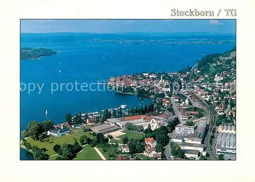 AK / Ansichtskarte Steckborn_TG am Untersee Bodensee Fliegeraufnahme Steckborn TG