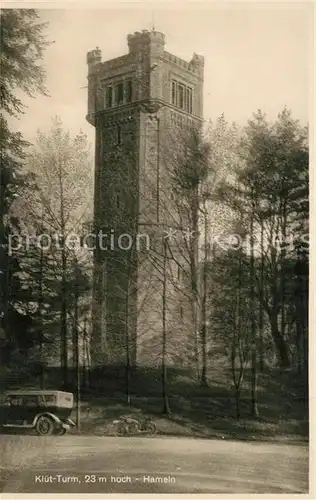 AK / Ansichtskarte Hameln_Weser Kluet Turm Hameln Weser