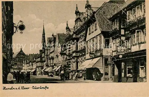 AK / Ansichtskarte Hameln_Weser Osterstrasse Hameln Weser