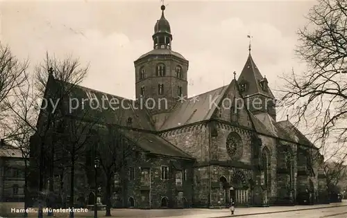 AK / Ansichtskarte Hameln_Weser Muensterkirche Hameln Weser