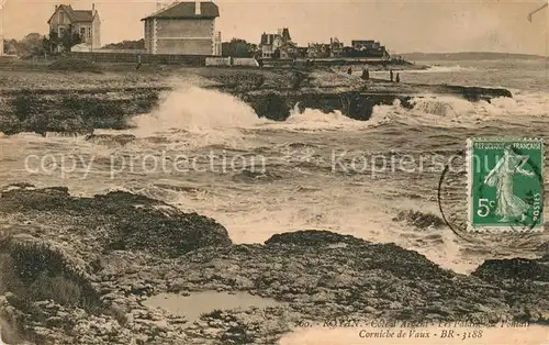 AK / Ansichtskarte Royan_Charente Maritime Cote Argent Les Falaises de Pontail Corniche de Vaux Royan Charente Maritime