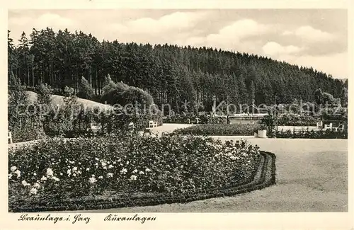 AK / Ansichtskarte Braunlage Kuranlagen Braunlage