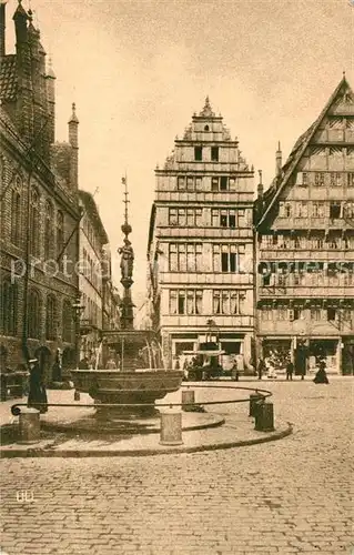 AK / Ansichtskarte Hannover Marktplatz Brunnen Hannover