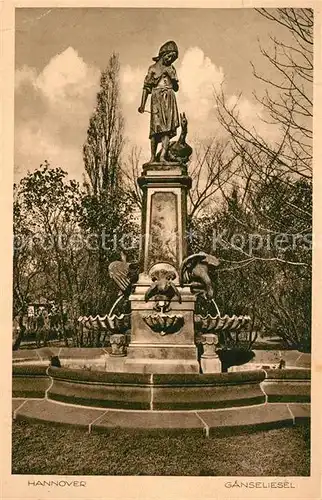 AK / Ansichtskarte Hannover Gaenselieselbrunnen Hannover