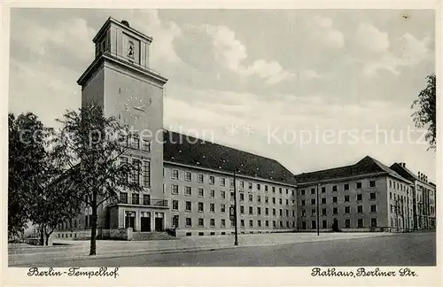 AK / Ansichtskarte Tempelhof_Berlin Rathaus Berliner Strasse Tempelhof Berlin